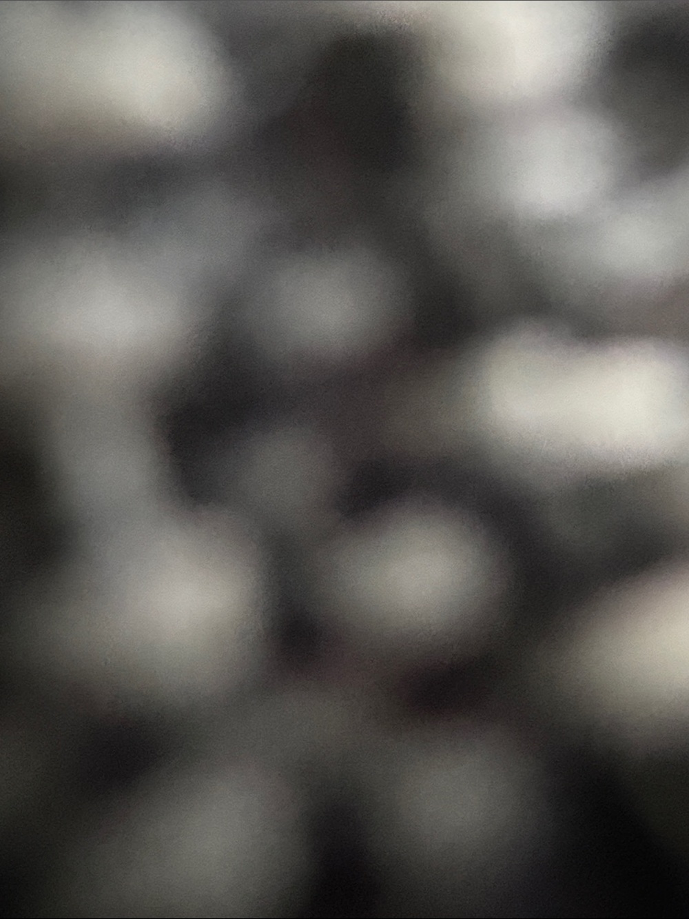 Black and Gray Blurred Image Print